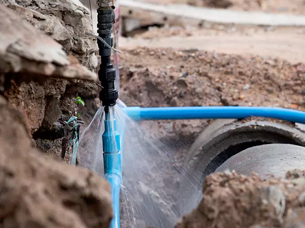 Burst Pipe Cleanup in Griffin
