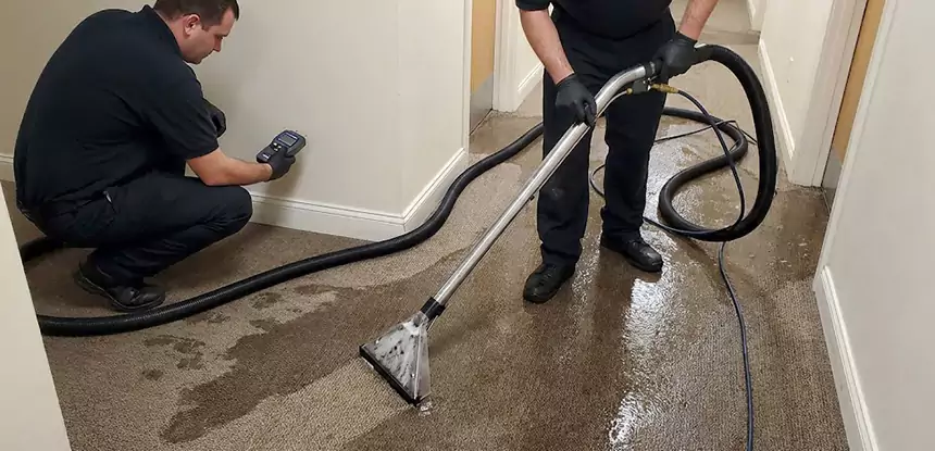 Basement Flooded Carpet Soaked Recovery in Griffin
