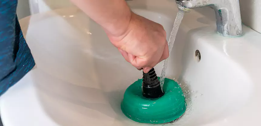 Sink Standing Water Blockage Removal in Griffin