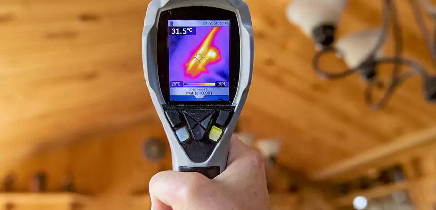 Infrared Camera Roof Leak Detection in Griffin