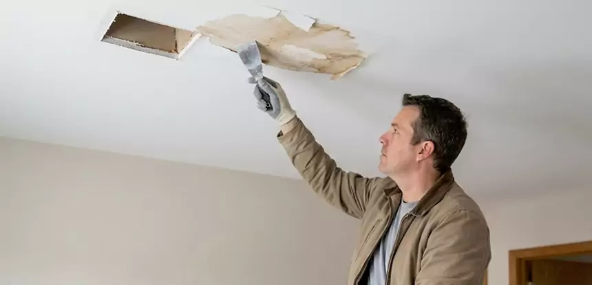 Dry Ceiling After Water Leak in Griffin